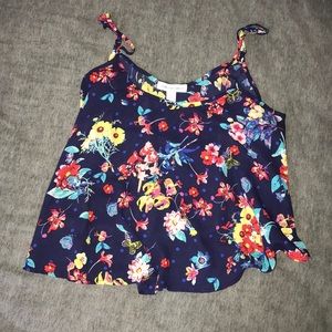 floral, flowy tank top